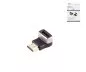 Preview: Adattatore DINIC HDMI-A, angolo di 90° inferiore, 8K, presa HDMI-A in metallo a spina, 8K 60Hz / 4K 120Hz, scatola DINIC con foro Euro